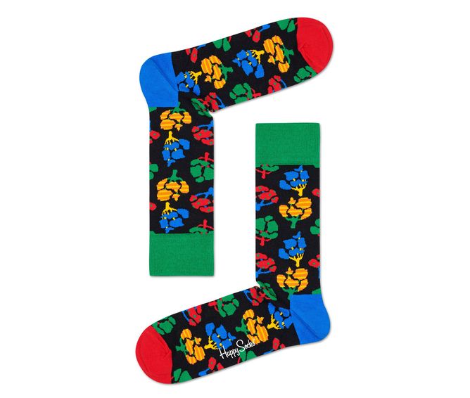 MEDIA-CASUAL-MULTI-STRIPE-SOCK-MULTICOLOR