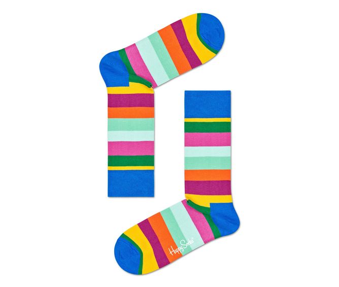MEDIA-CASUAL-STRIPE-SOCK-BLUE-MULTICOLOR