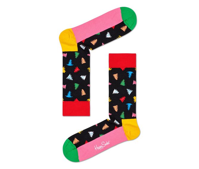 MEDIA-CASUAL-TREES-AND-TREES-SOCK-MULTICOLOR