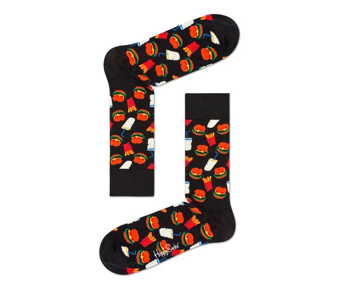 MEDIA-CASUAL-HAMBURGER-SOCK-MULTICOLOR