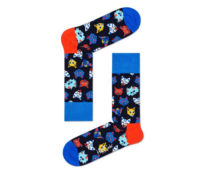 MEDIA-CASUAL-BLUE-SILLY-CATS-MULTICOLOR