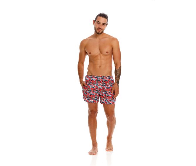 PANTALONETA-SURF-CORTA-LITTLE-CITY-ROJO